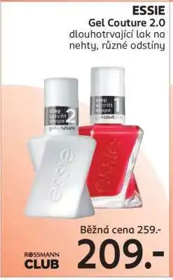 Rossmann ESSIE Gel Couture 2.0 nabídka
