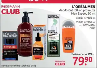 Rossmann L’Oréal MEN nabídka