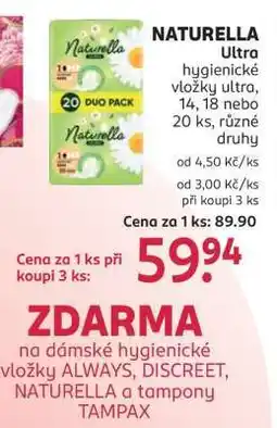 Rossmann Naturella Ultra nabídka