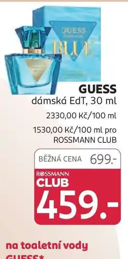 Rossmann Guess dámská EDT 30 ml nabídka