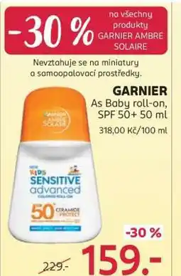 Rossmann GARNIER As Baby roll-on, SPF 50+ 50 ml nabídka
