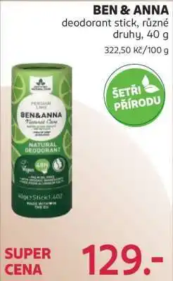 Rossmann BEN&ANNA nabídka