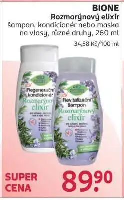 Rossmann BIONE Rozmarýnový elixír nabídka