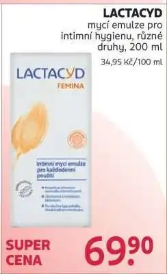 Rossmann Lactacyd nabídka