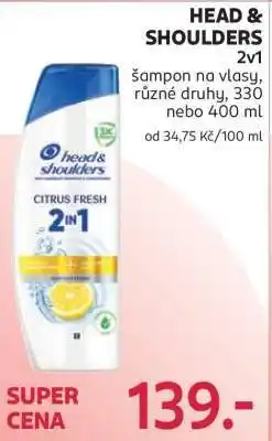Rossmann HEAD & SHOULDERS 2v1 nabídka