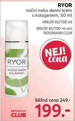 Rossmann Ryor nabídka