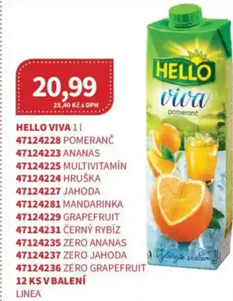 Kubík potraviny Hello viva nabídka