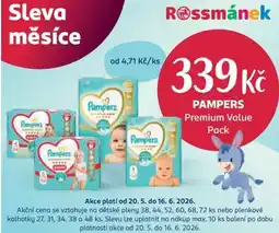 Rossmann Pampers nabídka