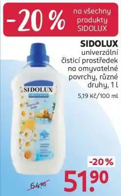 Rossmann Sidolux nabídka