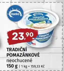 Coop Rama Tradiční pomazánkové nabídka