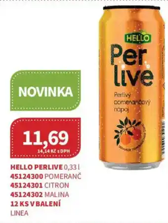 Kubík potraviny Hello perlive nabídka