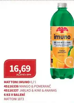 Kubík potraviny Mattoni imuno nabídka