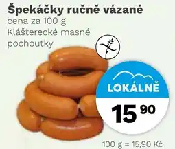 Konzum Špekáčky ručně vázané nabídka