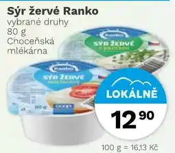 Konzum Sýr žervé Ranko nabídka
