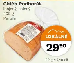 Konzum Chléb Podhorák nabídka