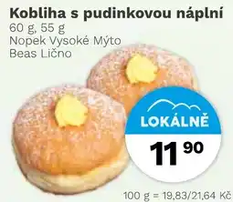 Konzum Kobliha s pudinkovou náplní nabídka
