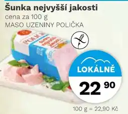 Konzum Šunka nejvyšší jakosti nabídka