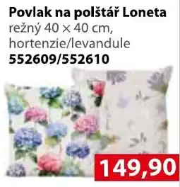 Konzum Povlak na polštář Loneta nabídka