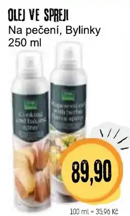 Konzum Olej ve spreji nabídka