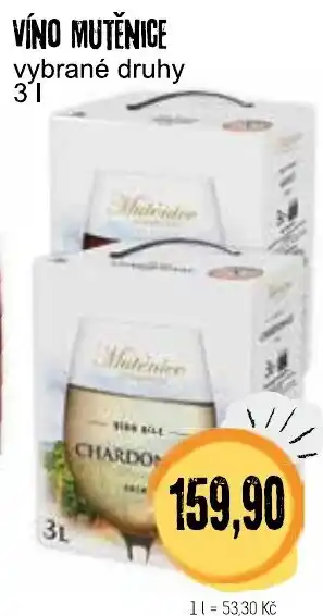 Konzum Víno mutěnice nabídka
