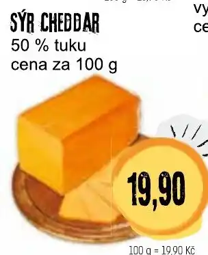 Konzum Sýr cheddar nabídka