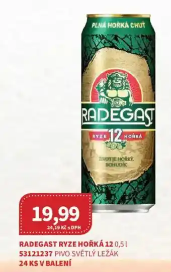 Kubík potraviny Radegast ryze hořká 12 nabídka