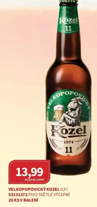 Kubík potraviny Velkopopovický kozel nabídka
