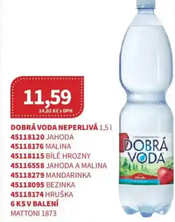 Kubík potraviny Dobrá voda neperlivá nabídka