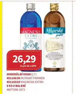 Kubík potraviny Minerální voda nabídka