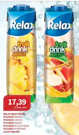 Kubík potraviny Relax Fruit drink nabídka