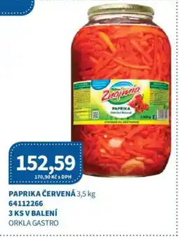 Kubík potraviny Paprika červená nabídka