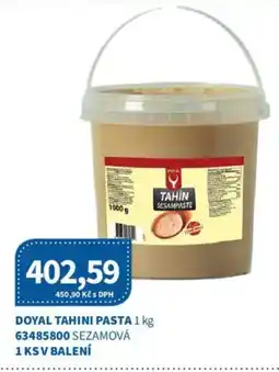 Kubík potraviny Doyal Tahini pasta nabídka