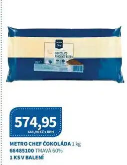 Kubík potraviny Metro Chef čokoláda nabídka