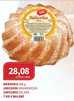 Kubík potraviny Bábovka nabídka