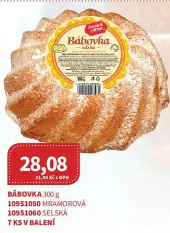 Kubík potraviny Bábovka nabídka