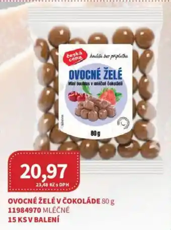 Kubík potraviny Ovocné želé v čokoláde nabídka