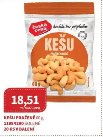 Kubík potraviny Kešu pražené nabídka