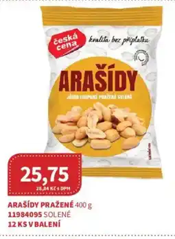 Kubík potraviny Arašídy pražené nabídka
