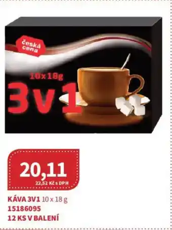 Kubík potraviny Kava 3v1 nabídka