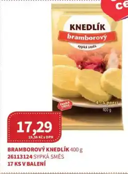 Kubík potraviny Bramborový knedlík nabídka