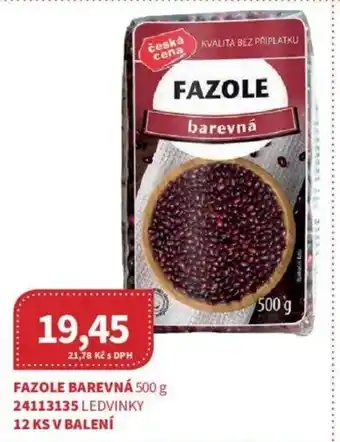 Kubík potraviny Fazole barevná nabídka