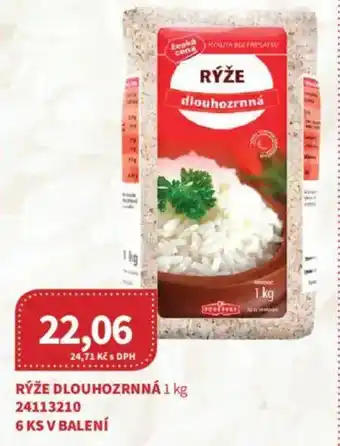 Kubík potraviny Rýže dlouhozrnná nabídka