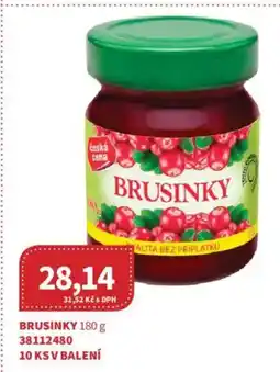 Kubík potraviny Brusinky nabídka