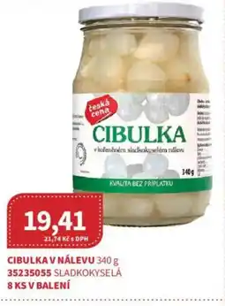 Kubík potraviny Cibulka v nálevu nabídka