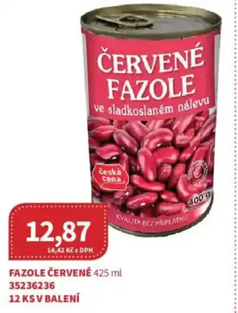 Kubík potraviny Fazole červené nabídka