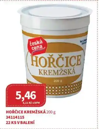 Kubík potraviny Hořčice kremžská nabídka