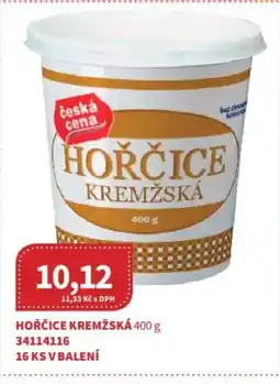 Kubík potraviny Hořčice kremžská nabídka