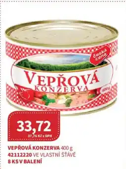 Kubík potraviny Vepřová konzerva nabídka