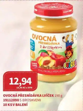 Kubík potraviny Ovocná přesnídávka lvíček nabídka
