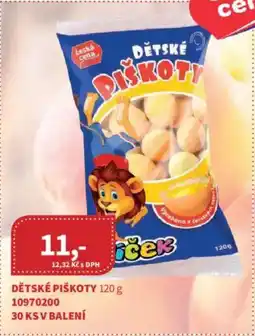 Kubík potraviny Dětské piškoty nabídka